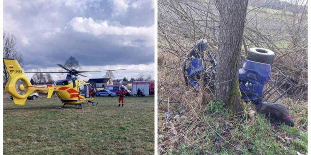 Tragedia w gminie Zelów. Zginął 48-letni kierowca quada!